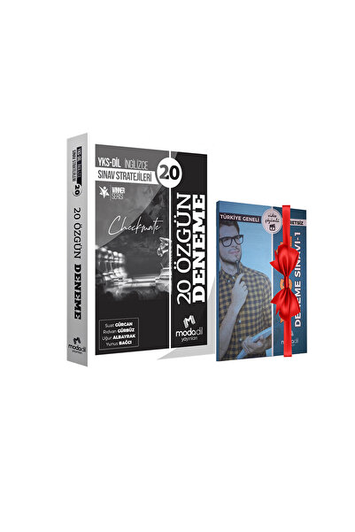 Modadil Yayınları Modadil YKS-Dil YDT 20 Özgün Deneme + YDT TG Deneme Sınavı