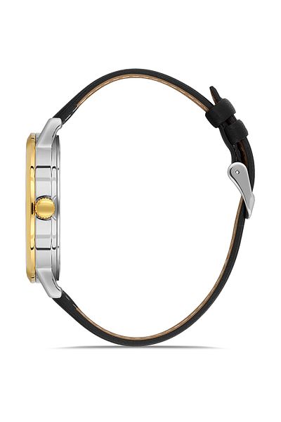 Omax Leather Men's Watches 00PR0043N001