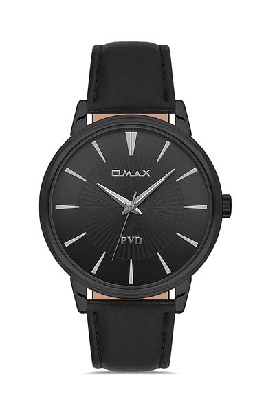 Omax Leather Men's Watches 00PR0045B002