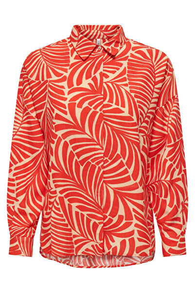 ONLY Μείγμα βαμβακιού και λινού - Πουκάμισο με κανονική εφαρμογή 15318800