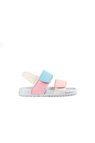Vicco Krixi Lightweight Girls White/Pink Sandals