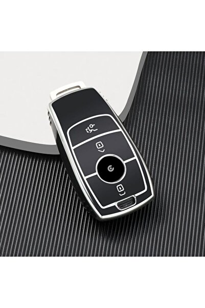 Alazpay Husă pentru chei din TPU compatibilă cu Mercedes A B C E S G Series C...