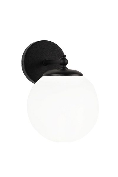 Begüsa Rain Sconce Black-white Glop Glass
