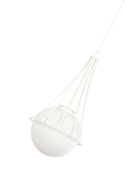 Begüsa Lapis Tekli Beyaz-beyaz Glop Camlı