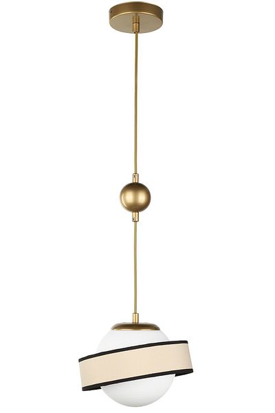Begüsa Single Planet Chandelier Cream Antique Hat