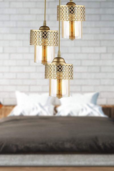 Begüsa Lazen 3.lü Avize Eskitme