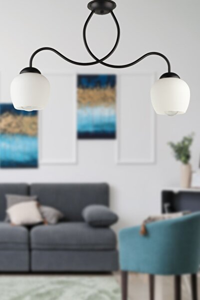 Begüsa Marino 2.li Avize Siyah