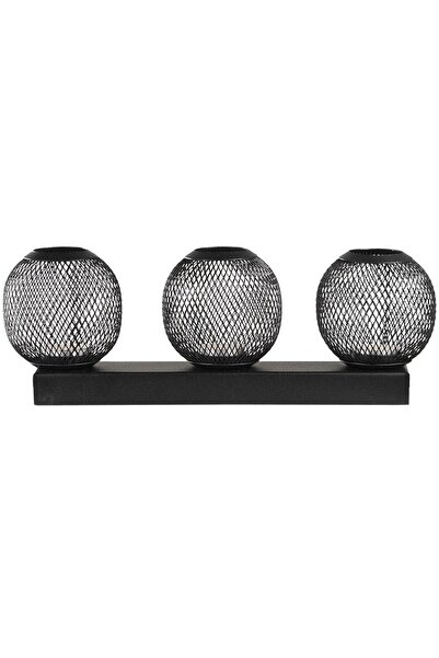 Begüsa Sera Tealight 3.lü Mumluk Siyah