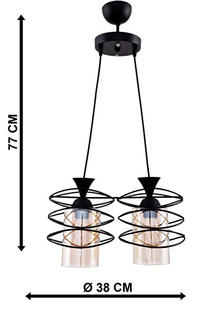 Begüsa Fiber 2'li Avize