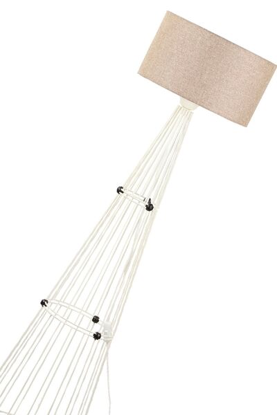 Begüsa Filipin Lambader Beyaz Hasır Şapka