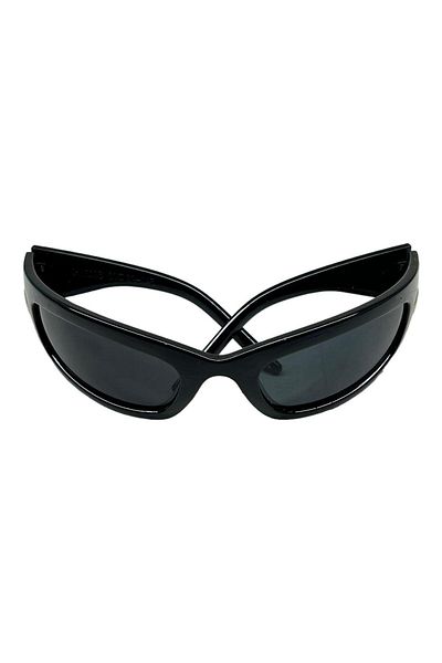 Silvio Monetti UNISEX Black Matte UV400 Cycling Sunglasses -615401