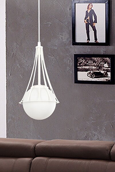 Begüsa Lapis Tekli Beyaz-beyaz Glop Camlı