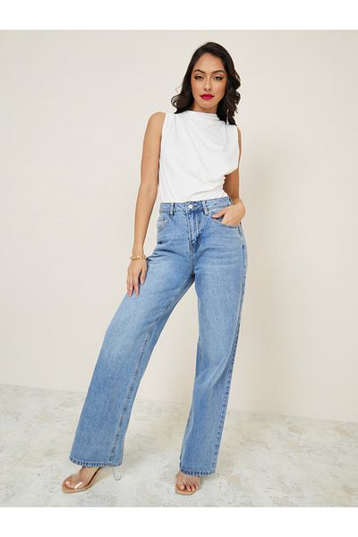 Styli Sleeveless High Neck Regular Fit Knit Top