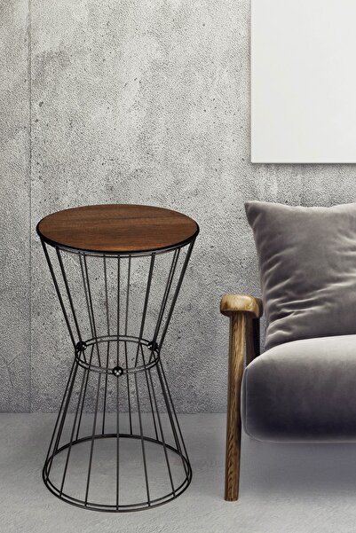 Begüsa Madrid Sehpa Siyah Ceviz Ahşap