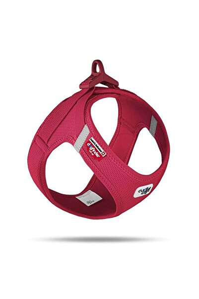 Curli Vest Göğüs Tasması Clasp Air-mesh Kırmızı Medium