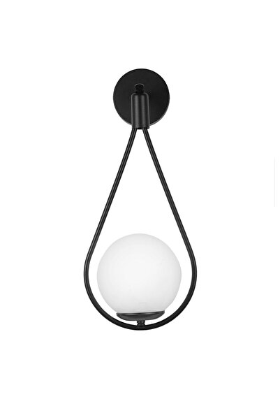 Begüsa Mexican Sconce Black and White Glass
