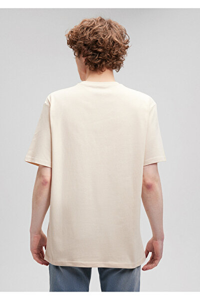Mavi M Printed Beige T-Shirt Loose Fit / Loose Relaxed Fit0612154-70072