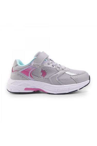 U.S. Polo Assn. BAZA. Polo 4M Felix Jr 4Fx Gri - Pantofi sport pentru copii