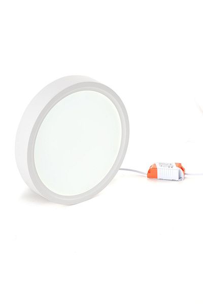 Begüsa Slim Led Panel 18w Round Surface Mounted White 6500 K