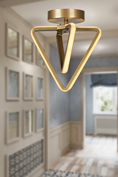 Begüsa Barış 3 Renk Ledli Tavan Montaj Tekli Avize Eskitme