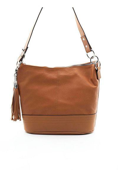 Jacquline IM496 Tan Shoulder Bag