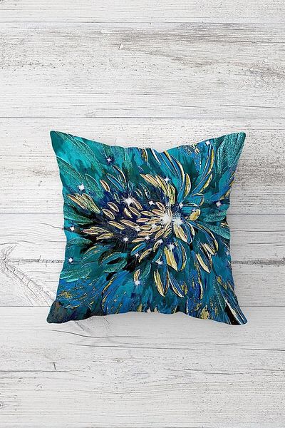 on the clouds One Side Printed Hidden Zipper Washable Stain Resistant Decorative Throw Pillow Cover Pillow Case