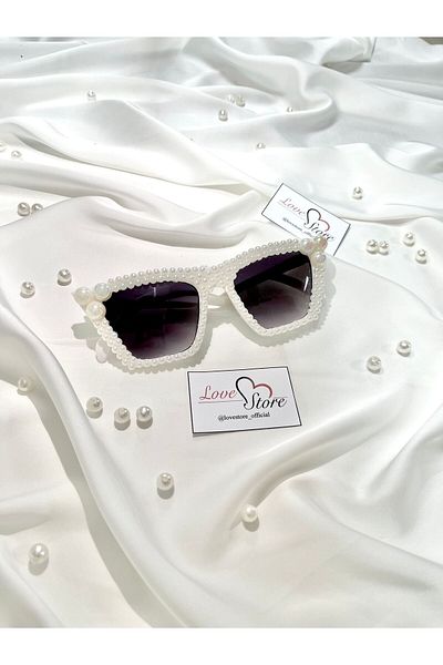 LoveStore Special Design Photo Shoot Sunglasses for Bride - Accessory with Pearls