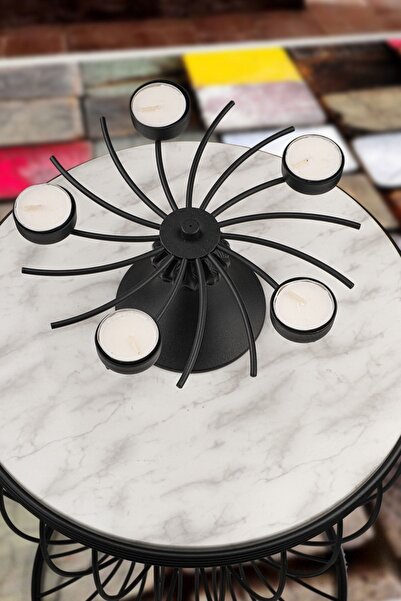 Begüsa Pelikan 5.li Tealight Mumluk Siyah