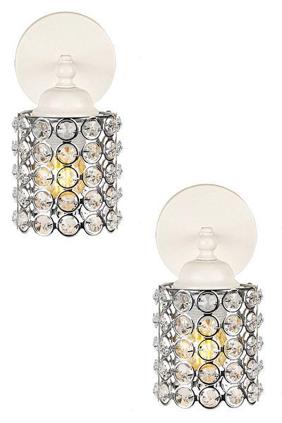 Begüsa Crystal Sconce 2 Pieces White