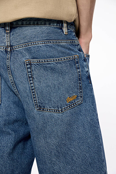 Pull & Bear STWD baggy denim bermuda şort