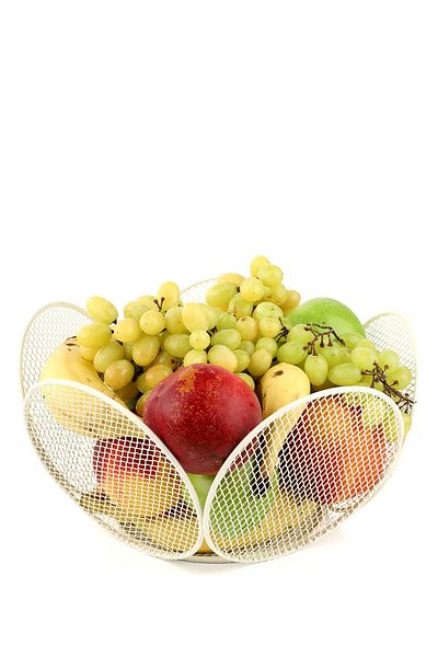 Evisimo Darvin Metal Fruit-vegetable Holder White