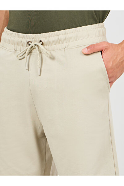 Styli Oversized Solid Shorts with Drawstring Waistband