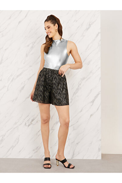 Styli Foil Print High Rise Short