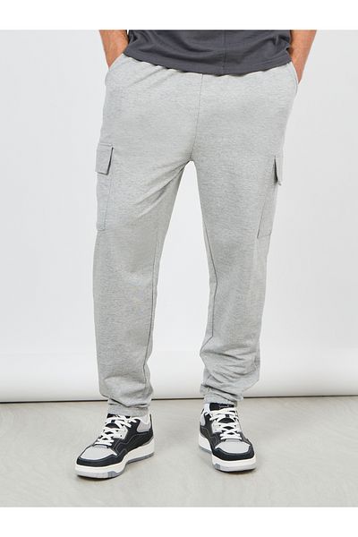 Styli Oversized Melange Cargo Cuff Jogger