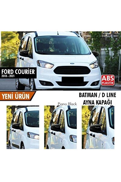 Mayuk Dizayn Ford Courier (2018-2021 Uyumlu Batman Yarasa Ayna Kapağı Ve Mont...