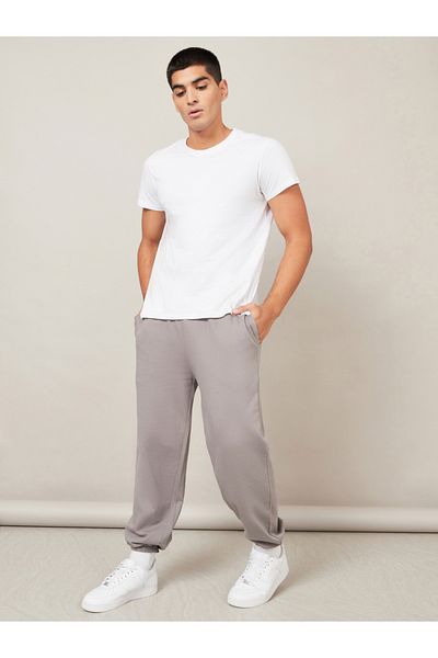 Styli Relaxed Fit Joggers in French Terry