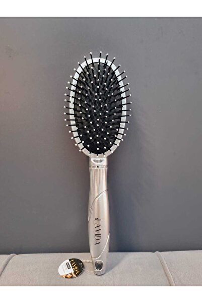 Lavida.Accessory Βούρτσα για τον οπλισμό των μαλλιών σε ασημί χρώμα