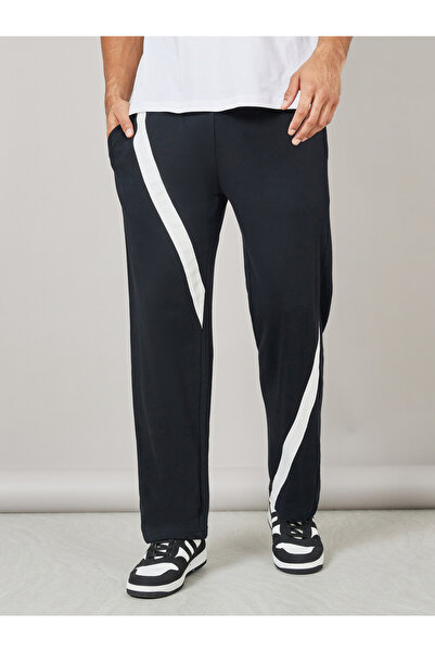 Styli Contrast Panel Relaxed Fit Joggers