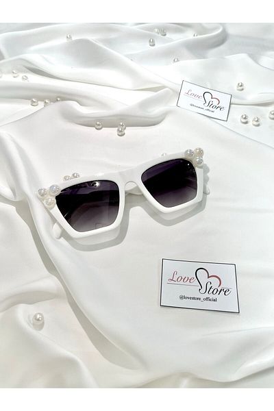 LoveStore Special Design Photo Shoot Sunglasses for Bride - Accessory with Pearls
