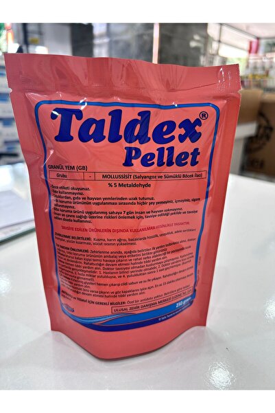 TALDEX PELLET 250gr. Salyangoz ve sümüklü böcek ilacı