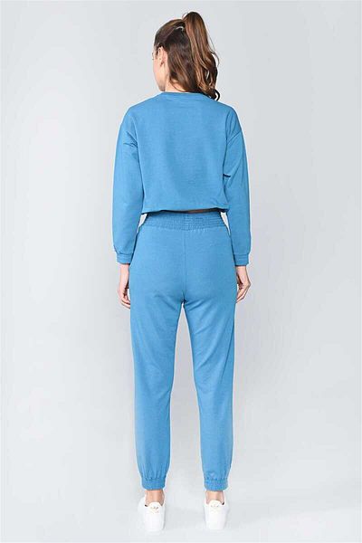 ECKO UNLTD Pantaloni de trening cu detaliu cu centură înaltă pentru femei Ecko Red Jun