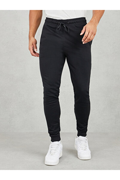 Styli بنطلون تيري ذو قصة ضيقة من Eco-Earth مع جيوب مبطنة