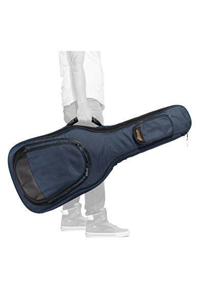 Wagon Case 05 Serisi - Akustik Lacivert Akustik Gitar Çantası (Jumbo kasalara uygun)