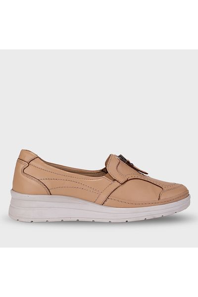 Forelli POLINA-H Women's Camel Leather Comfort Shoes
