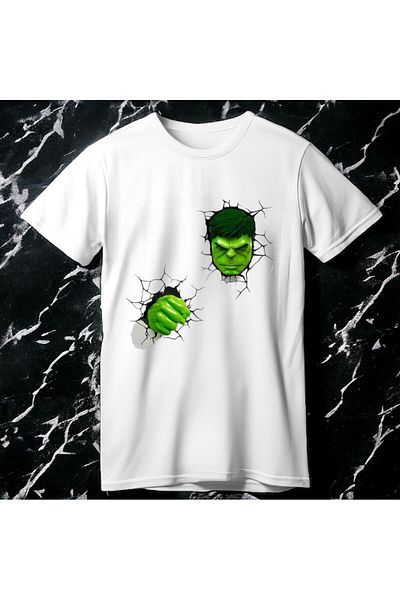 Vordevia Hulk Printed - Μπλουζάκι μεγάλου μεγέθους