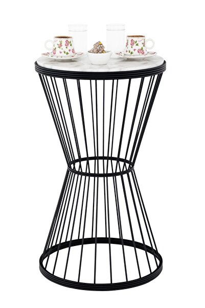 Begüsa Aytuğ Sehpa Siyah Mermer