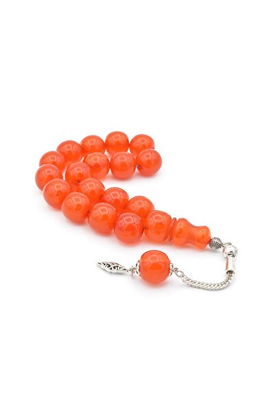 Murty99 Orange Moire Fox Tail - Scule de mărgele de rugăciune pentru mascota Efe