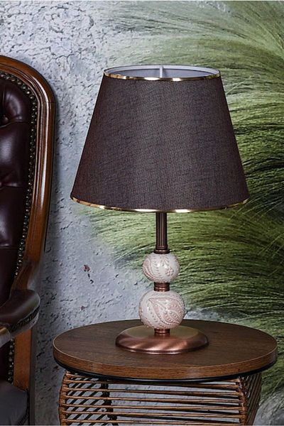 DEDE Lampshade Cream Tile Copper Plated