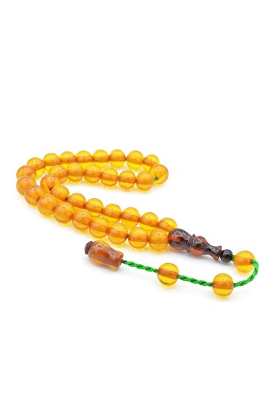 Murty99 Glob galben tăiat Sugar Baba realizat cu mărgele de rugăciune din chi...