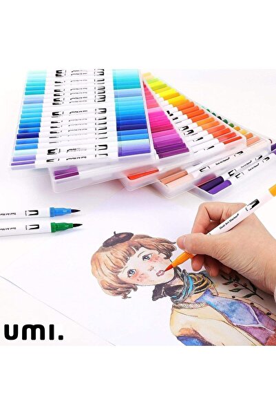 Dodocool Çift Taraflı Brushpen 48’li Marker Kalem Seti Bullet Jurnal Mandala Eskiz Boyama Seti